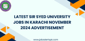 Latest Sir Syed University Jobs in Karachi November 2024 Advertisement