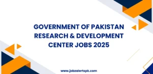 Government of Pakistan Research & Development Center Jobs 2025